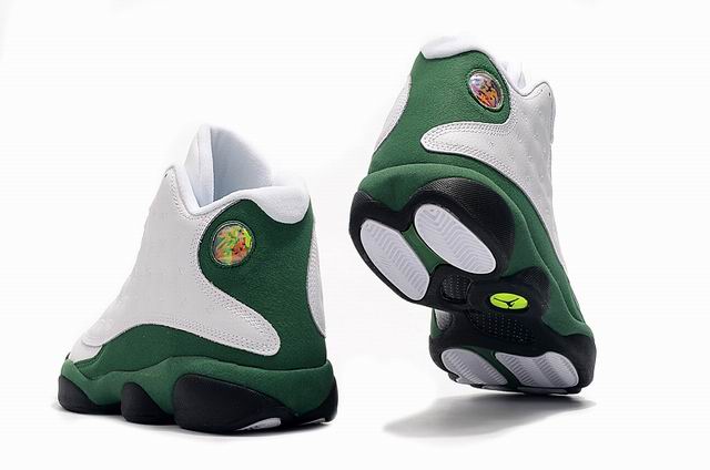 Air Jordan 13 Men's Basketball Shoes Lucky Green Detail;